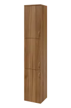 N 6 - 43D kancelářská skříň, 3-dveřová, levá, 2150x400x400, ořech světlý